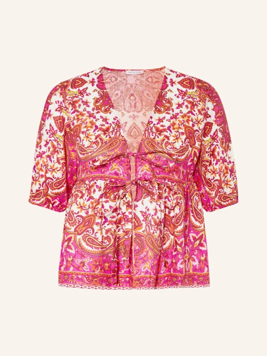 Zdjęcie produktu Mrs & Hugs Bluzka Z Lnu pink