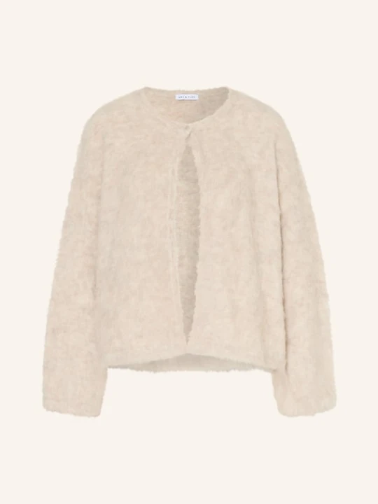 Zdjęcie produktu Mrs & Hugs Dzianinowa Narzutka Z Alpaki beige