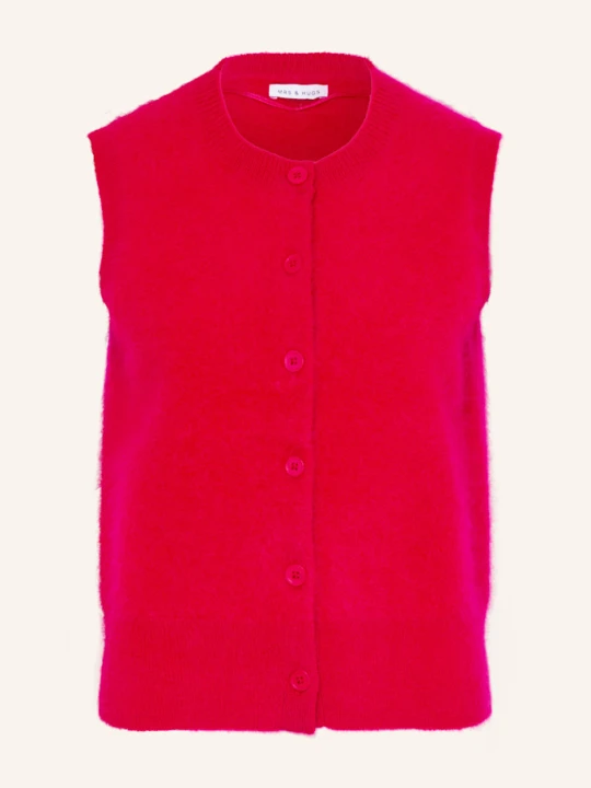 Zdjęcie produktu Mrs & Hugs Dzianinowe Wdzianko Z Kaszmiru rot CZERWONY