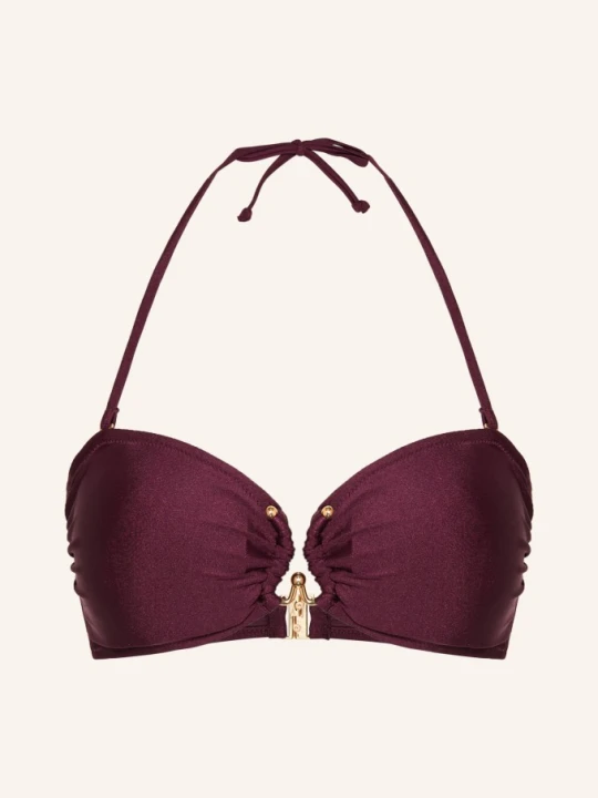 Zdjęcie produktu Mrs & Hugs Góra Bikini Typu Bandeau lila CIEMNOCZERWONY