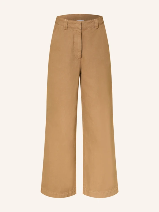 Zdjęcie produktu Mrs & Hugs Jeansy Wide Leg braun CAMELOWY