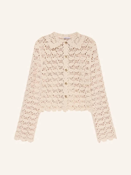 Zdjęcie produktu Mrs & Hugs Kardigan Szydełkowy beige