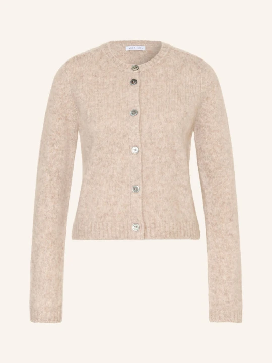 Zdjęcie produktu Mrs & Hugs Kardigan Z Kaszmiru beige