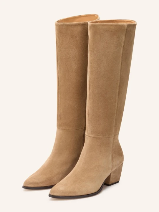 Zdjęcie produktu Mrs & Hugs Kowbojskie Buty beige JASNOBRĄZOWY