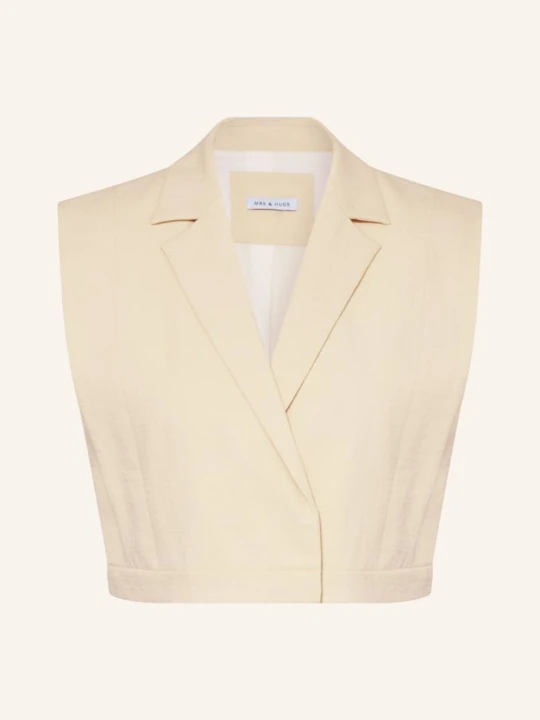 Zdjęcie produktu Mrs & Hugs Krótka Kamizelka beige