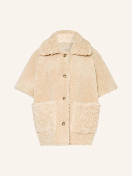 Zdjęcie produktu Mrs & Hugs Kurtka Pluszowa, Dwustronna beige