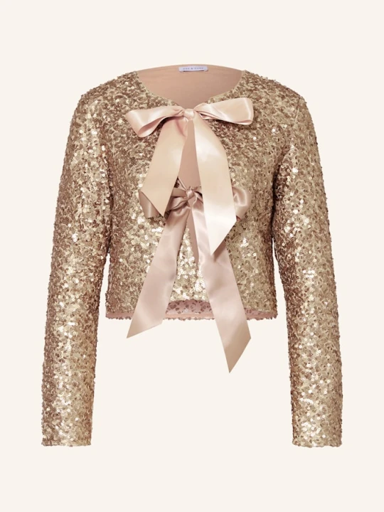 Zdjęcie produktu Mrs & Hugs Kurtka Z Cekinami beige