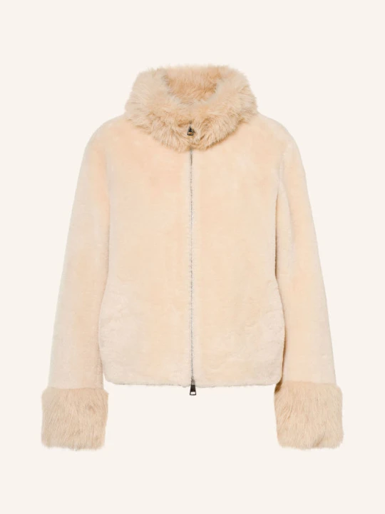 Zdjęcie produktu Mrs & Hugs Kurtka Ze Sztucznego Futra beige