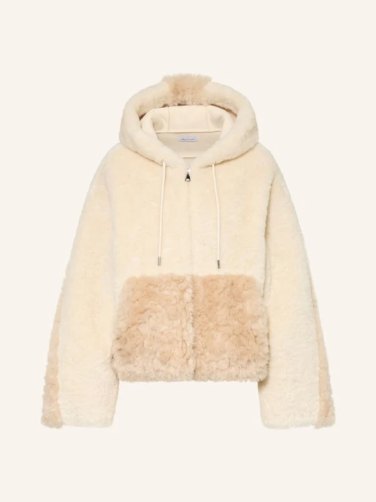Zdjęcie produktu Mrs & Hugs Kurtka Ze Sztucznego Futra beige ECRU