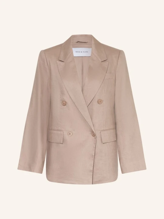 Zdjęcie produktu Mrs & Hugs Płaszcz Z Lnu beige