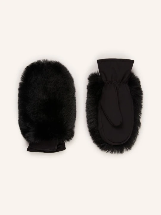 Zdjęcie produktu Mrs & Hugs Rękawiczki Z Sztucznego Futra schwarz CZARNY