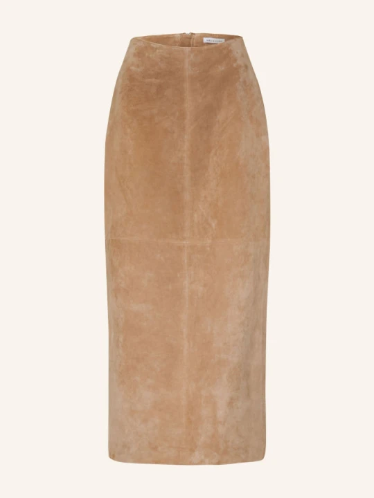 Zdjęcie produktu Mrs & Hugs Spódnica Skórzana beige