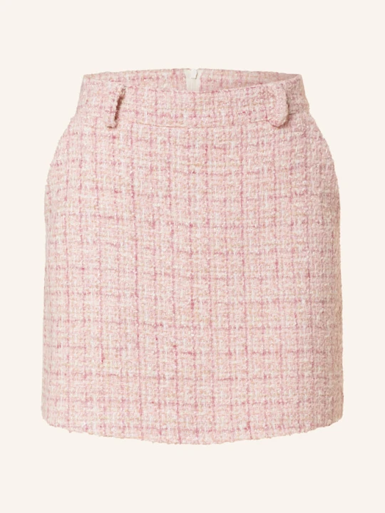 Zdjęcie produktu Mrs & Hugs Spódnica Z Tweedu Z Błyszczącą Przędzą pink