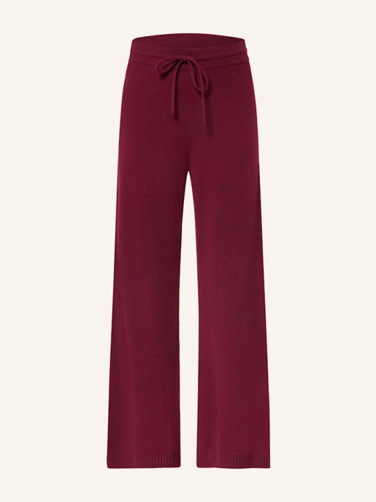 Zdjęcie produktu Mrs & Hugs Spodnie Z Dzianiny Z Wełny Merino rot CIEMNOCZERWONY