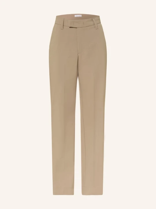 Zdjęcie produktu Mrs & Hugs Spodnie Z Materiału Typu Marlene beige