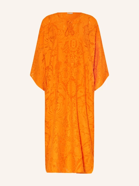 Zdjęcie produktu Mrs & Hugs Sukienka Letnia Typu Kaftan Z Rękawami 3/4 orange