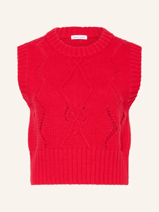 Zdjęcie produktu Mrs & Hugs Sweter Bez Rękawów rot CZERWONY