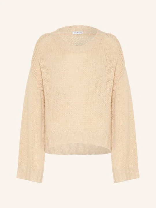 Zdjęcie produktu Mrs & Hugs Sweter Oversize beige JASNOBRĄZOWY