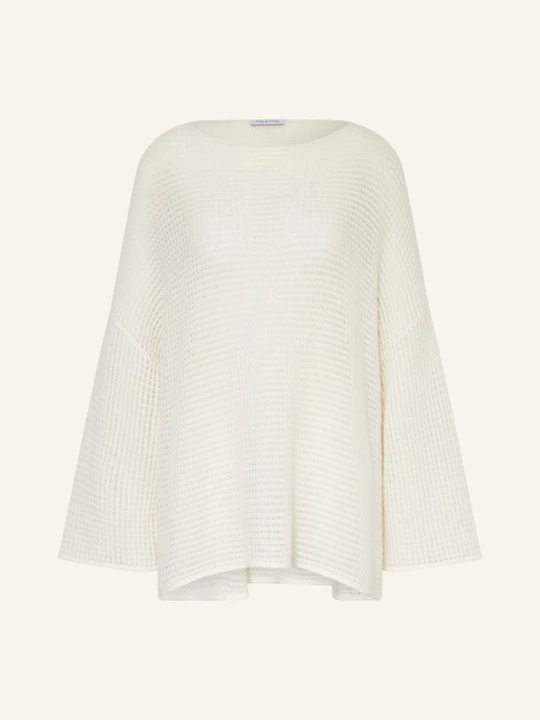 Zdjęcie produktu Mrs & Hugs Sweter Oversize Z Kaszmirem weiss BIAŁY