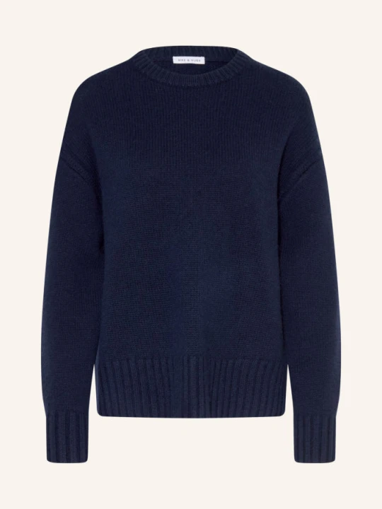 Zdjęcie produktu Mrs & Hugs Sweter Oversize Z Kaszmiru blau GRANATOWY