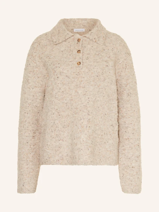Zdjęcie produktu Mrs & Hugs Sweter Typu Troyer beige