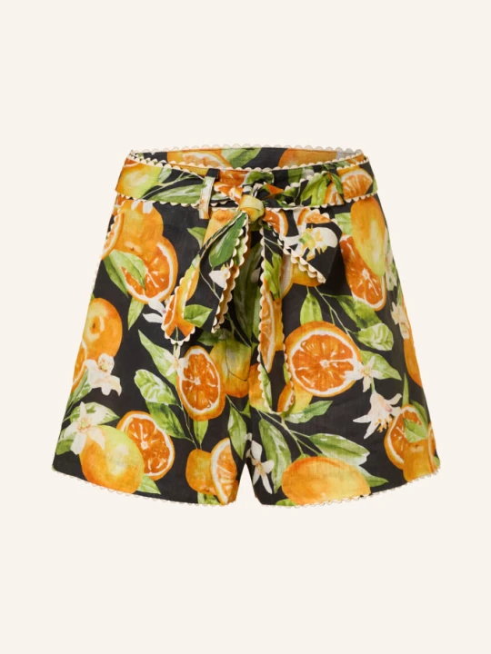 Zdjęcie produktu Mrs & Hugs Szorty Lniane orange