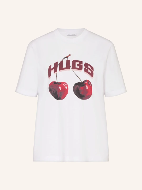 Zdjęcie produktu Mrs & Hugs T-Shirt rot BIAŁY