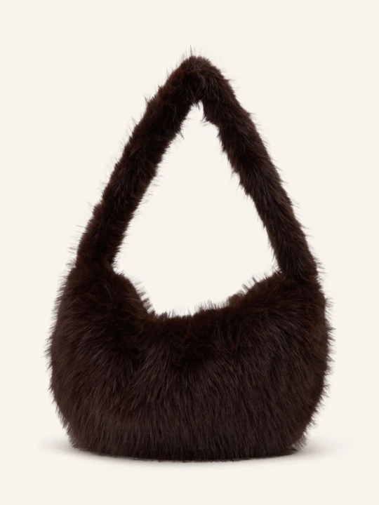 Zdjęcie produktu Mrs & Hugs Torba Na Ramię Ze Sztucznego Futra braun CIEMNOBRĄZOWY