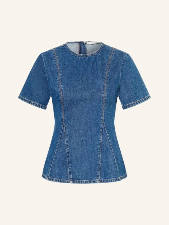 Zdjęcie produktu Msch Copenhagen Bluzka Jeansowa Mschturig Alena blau NIEBIESKI