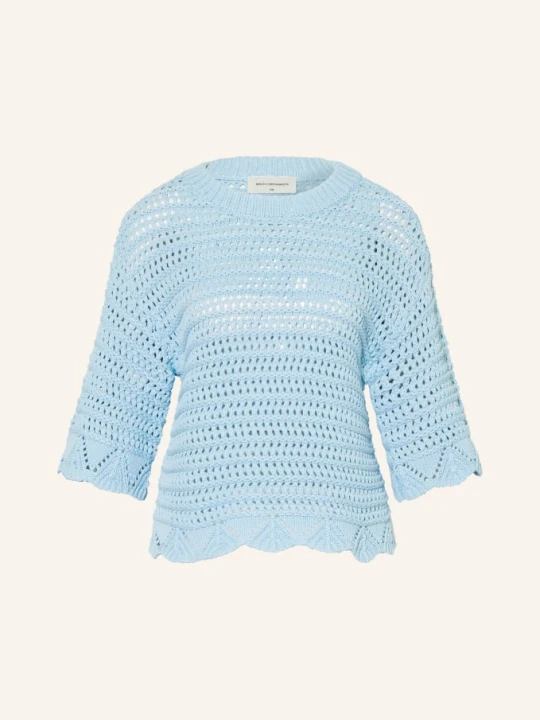 Zdjęcie produktu Msch Copenhagen Sweter Z Dzianiny Mschtabitha Fairyn blau JASNONIEBIESKI