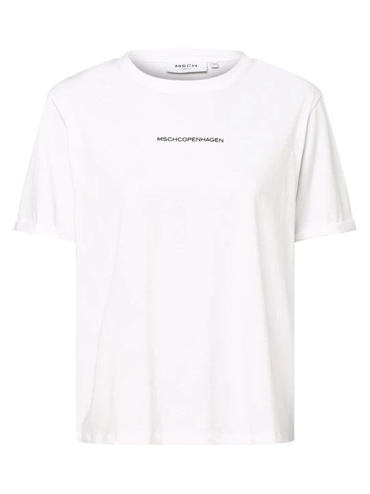 Zdjęcie produktu Msch Copenhagen T-shirt Kobiety Bawełna biały