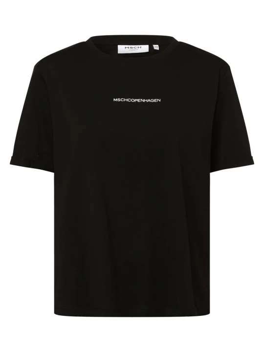Zdjęcie produktu Msch Copenhagen T-shirt Kobiety Bawełna czarny