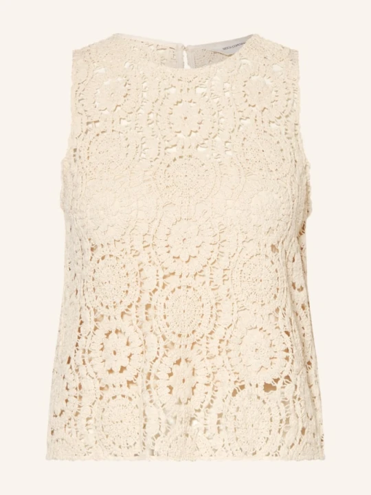Zdjęcie produktu Msch Copenhagen Top Szydełkowy Mschbaxter beige