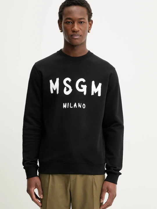 Zdjęcie produktu MSGM bluza bawełniana czarny
