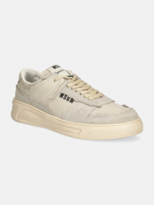 Zdjęcie produktu MSGM sneakersy skórzane szary