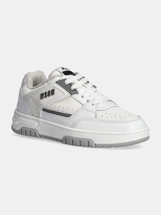 Zdjęcie produktu MSGM sneakersy skórzane biały