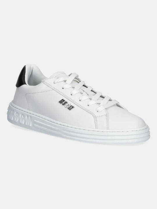 Zdjęcie produktu MSGM sneakersy skórzane biały