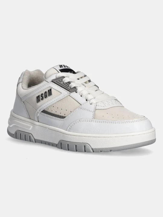 Zdjęcie produktu MSGM sneakersy skórzane biały