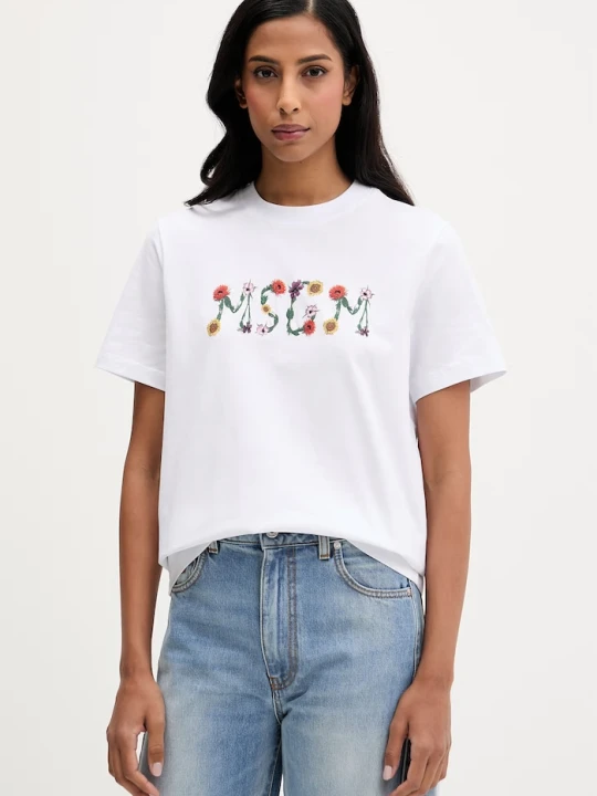 Zdjęcie produktu MSGM t-shirt bawełniany biały
