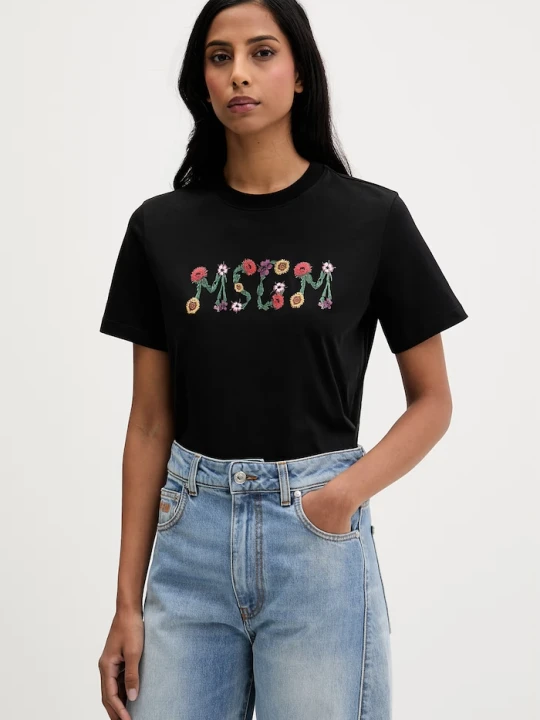 Zdjęcie produktu MSGM t-shirt bawełniany czarny