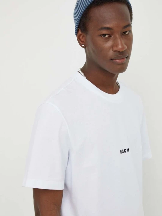 Zdjęcie produktu MSGM t-shirt bawełniany biały