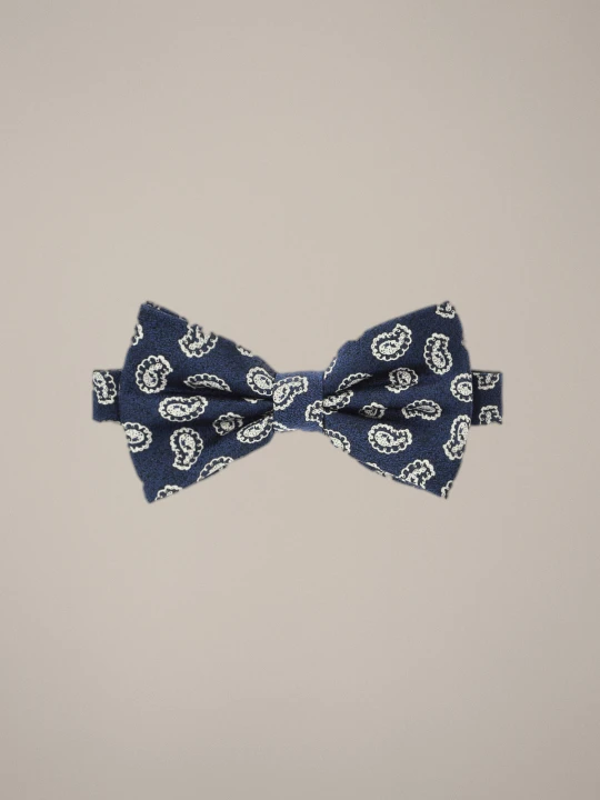 Zdjęcie produktu Mucha Granatowa Paisley Lancerto