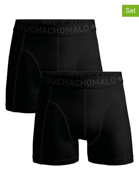 Zdjęcie produktu Muchachomalo Bokserki (2 pary) w kolorze czarnym rozmiar: 3XL