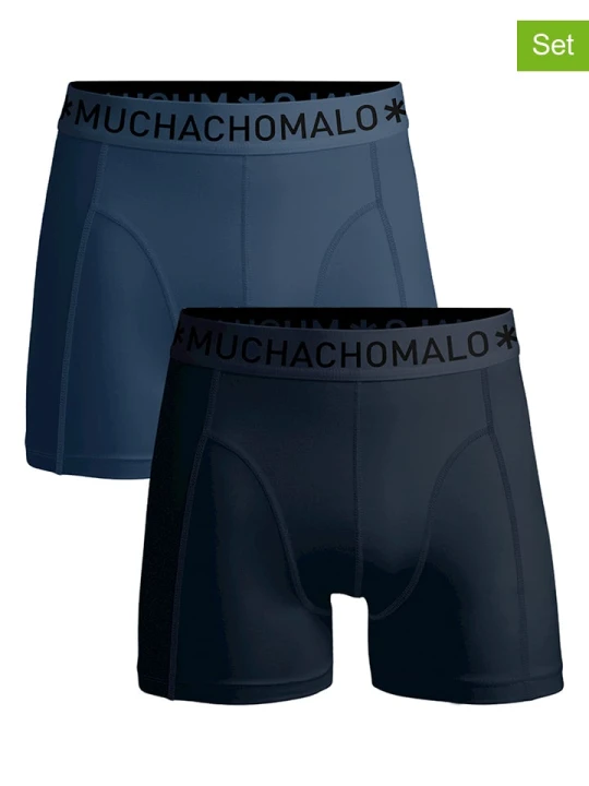 Zdjęcie produktu Muchachomalo Bokserki (2 pary) w kolorze granatowym rozmiar: M