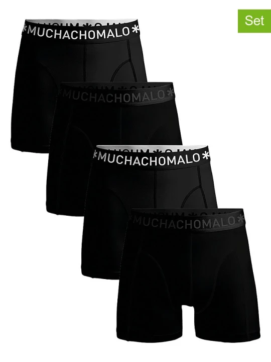 Zdjęcie produktu Muchachomalo Bokserki (4 pary) w kolorze czarnym rozmiar: XXL