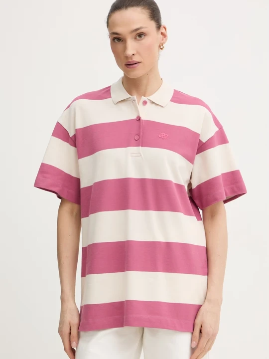 Zdjęcie produktu MUNTHE polo damskie bawełniane BAELFIRE różowy