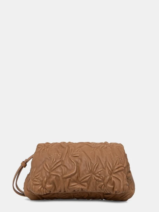 Zdjęcie produktu MUNTHE torebka crossbody damska skórzana FOLUKE bordowy