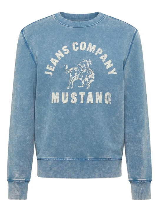 Zdjęcie produktu Mustang Bluza "Clio" w kolorze niebieskim rozmiar: M