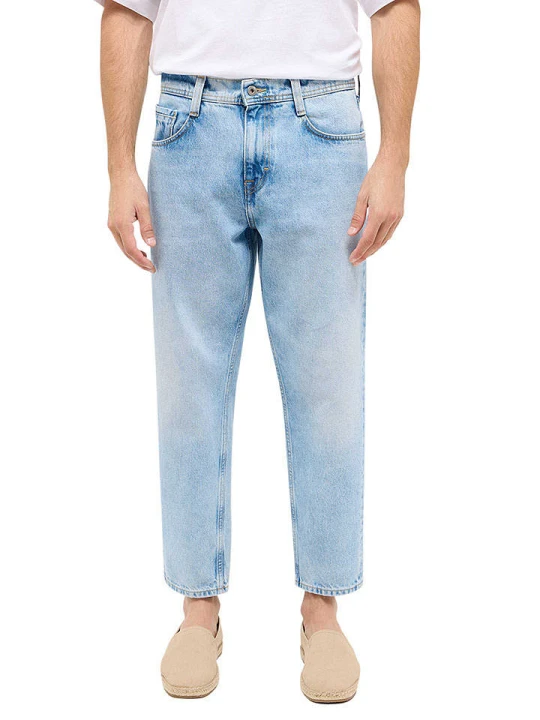 Zdjęcie produktu Mustang Dżinsy "Denver" - Tapered fit - w kolorze błękitnym rozmiar: W33 / L30