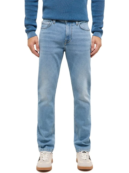 Zdjęcie produktu Mustang Dżinsy "Vegas" - Slim fit - w kolorze błękitnym rozmiar: W35 / L32